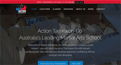 Desktop Screenshot of actiontaekwondo.com