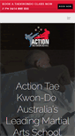 Mobile Screenshot of actiontaekwondo.com